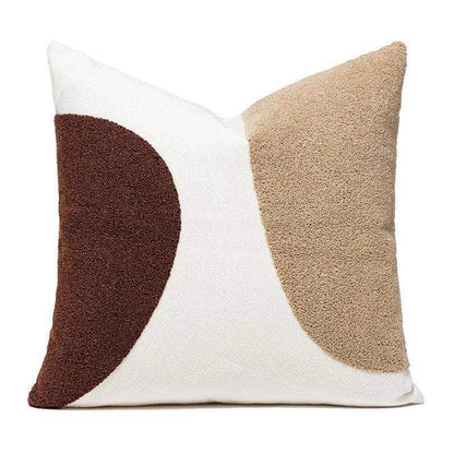 No.2 Nordic Knitted Leather Pillow Cases │ Modern Home Decorative Cushion Cover - Besontique Home