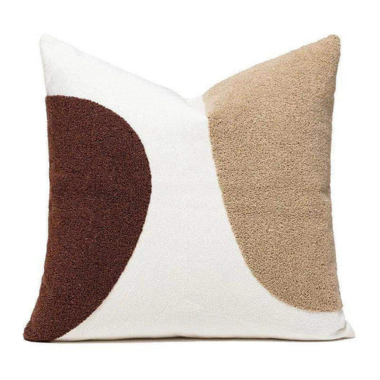 No.2 Nordic Knitted Leather Pillow Cases │ Modern Home Decorative Cushion Cover - Besontique Home