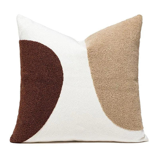 No.2 Nordic Knitted Leather Pillow Cases │ Modern Home Decorative Cushion Cover - Besontique Home