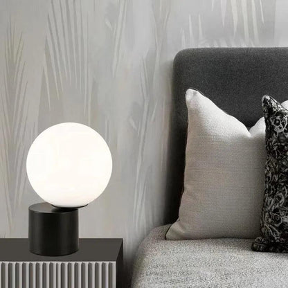 Nordic Glass Ball Table Light Lamp │ Modern Desk Mood Lamp for Bedroom Living Room - Besontique Home