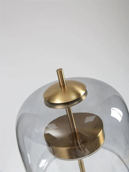 Nordic Transparent Glass Table Lamp │ Modern LED Living Bedroom Decor Lighting Desk Lamp - Besontique Home