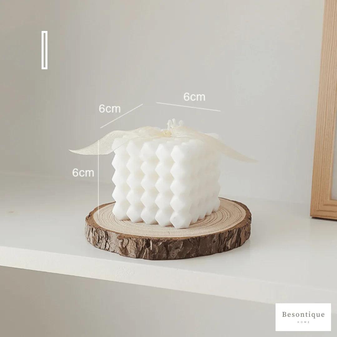 Various Bubble Cube Candles │ Soy Wax Scented candle │ Home Decor Ornaments - Besontique Home
