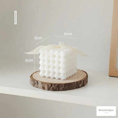 Various Bubble Cube Candles │ Soy Wax Scented candle │ Home Decor Ornaments - Besontique Home