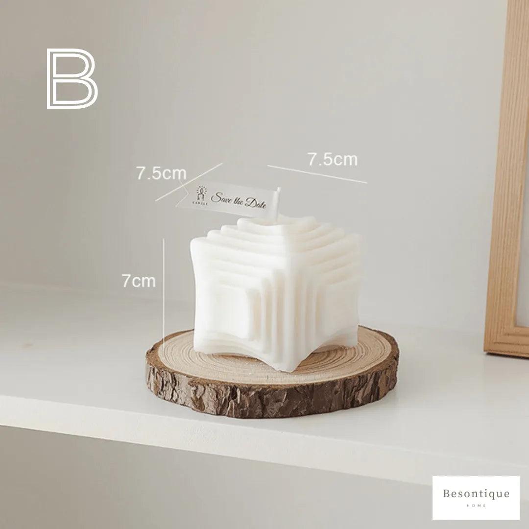 Various Bubble Cube Candles │ Soy Wax Scented candle │ Home Decor Ornaments - Besontique Home