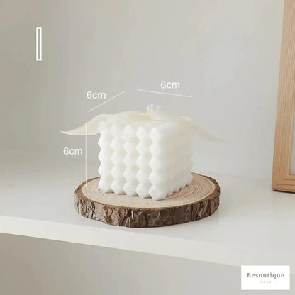 Various Bubble Cube Candles │ Soy Wax Scented candle │ Home Decor Ornaments - Besontique Home
