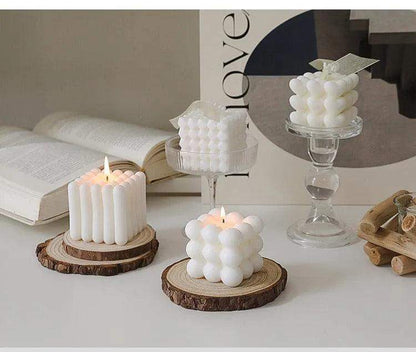 Various Bubble Cube Candles │ Soy Wax Scented candle │ Home Decor Ornaments - Besontique Home